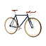 State Bicycle Co. Core Line, Pignon Fixe / Monovitesse, Acier, Guidon en Corne de Boeuf, Bleu Rigby