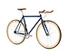 Core Line, Pignon Fixe / Monovitesse, Acier, Guidon en Corne de Boeuf, Bleu Rigby