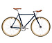 Core Line, Pignon Fixe / Monovitesse, Acier, Guidon en Corne de Boeuf, Bleu Rigby