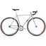State Bicycle Co. 4130 Vélo à Pignon Fixe / Monovitesse, Guidon de Route, Argent Satiné