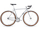 4130 Vélo à Pignon Fixe, Guidon de Route, Argent Satiné