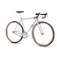 State Bicycle Co. 4130 Vélo à Pignon Fixe / Monovitesse, Guidon de Route, Argent Satiné