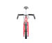 4130 Fixed Gear / Single Speed Bike, Drop Bars, Tropical Red