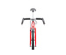 4130 Vélo à Pignon Fixe / Monovitesse, Guidon de Route, Rouge Tropical