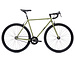 4130 Fixed Gear / Single Speed Bike, Drop Bars, Matte Olive