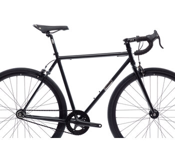 4130 Vélo à Pignon Fixe / Monovitesse, Guidon de Route, Noir Mat