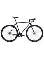 4130 Fixed Gear Bike, Drop Bars, Matte Black
