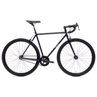 State Bicycle Co. 4130 Fixed Gear Bike, Drop Bars, Matte Black