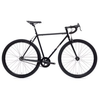 State Bicycle Co. 4130 Vélo à Pignon Fixe, Guidon de Route, Noir Mat