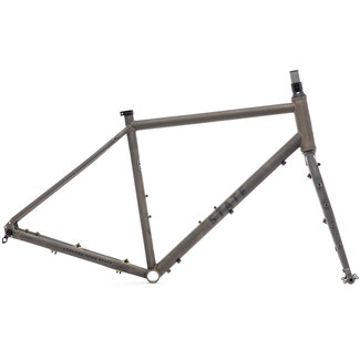 State Bicycle Co. Frame, 4130 All-Road, UDH, Raw Phosphate (Raw Steel)