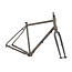 State Bicycle Co. Ensemble Cadre & Fourche de vélo de gravelle, 4130 All-Road, UDH, Phosphate Brut (Acier Nu)