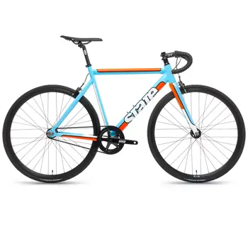 6061 Black Label v3, Vélo de piste à pignon fixe, Guidon de route, Palette de LeMan