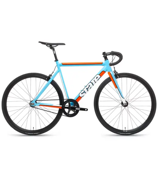 State Bicycle Co. 6061 Black Label v3, Track Bike, Drop Bars, Le Mans' Colorway