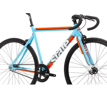 6061 Black Label v3, Vélo de piste à pignon fixe, Guidon de route, Palette de LeMan