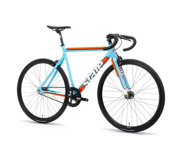 6061 Black Label v3, Vélo de piste à pignon fixe, Guidon de route, Palette de LeMan