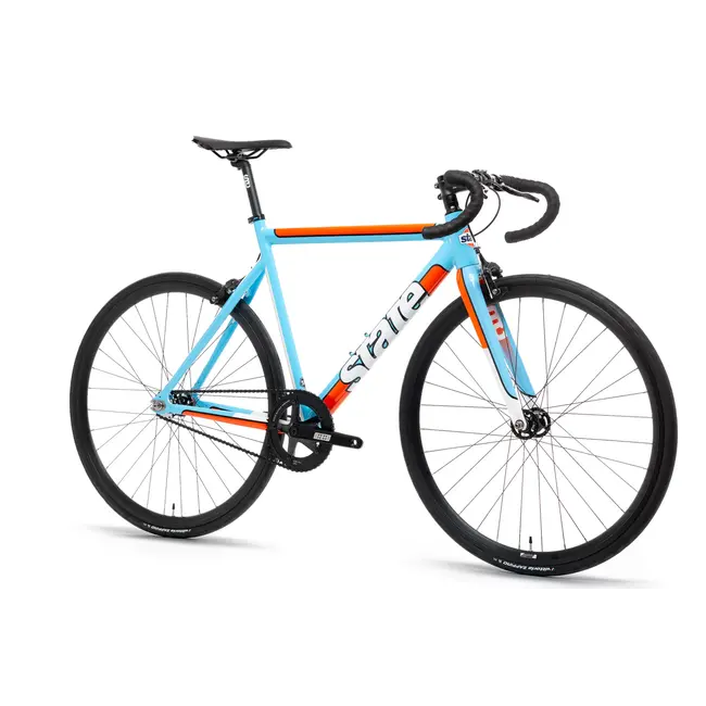 State Bicycle Co. 6061 Black Label v3, Fixed Gear Track Bike, Drop Bars, LeMan's Colorway