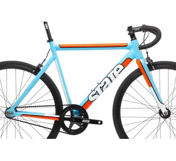 6061 Black Label v3, Vélo de piste à pignon fixe, Guidon de route, Palette de LeMan