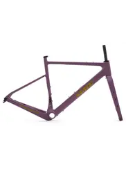 Cadre, Vélo de Gravel, Carbon All-Road v2, Merlot Grisé (Mauve)