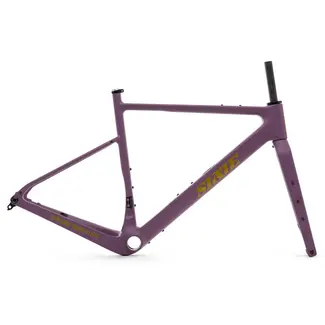 State Bicycle Co. Cadre, Vélo de Gravel, Carbon All-Road v2, Merlot Grisé (Mauve)