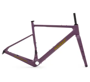 Bicycle Frame & Fork, Gravel Bike, Carbon All-Road v2, Dusty Merlot (Purple)