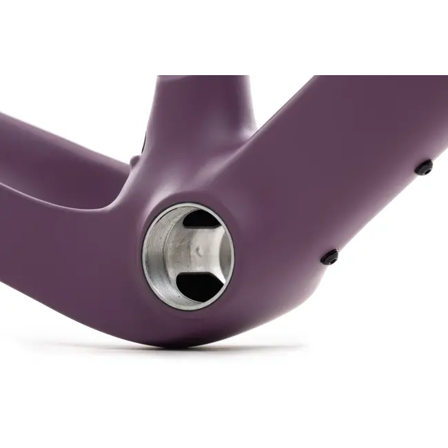 State Bicycle Co. Cadre de vélo avec fourche, Vélo de Gravel, Carbon All-Road v2, Merlot Grisé (Mauve)