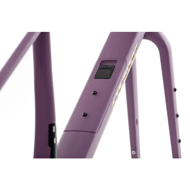 State Bicycle Co. Cadre de vélo avec fourche, Vélo de Gravel, Carbon All-Road v2, Merlot Grisé (Mauve)