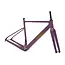 State Bicycle Co. Cadre de vélo avec fourche, Vélo de Gravel, Carbon All-Road v2, Merlot Grisé (Mauve)
