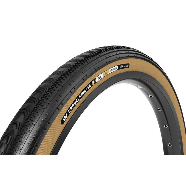 Panaracer Gravelking, Gravel Tire, SS R Series, Amber (Brown) (Tan Wall),