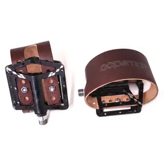 Pedal Straps, Oopsmark, Leather