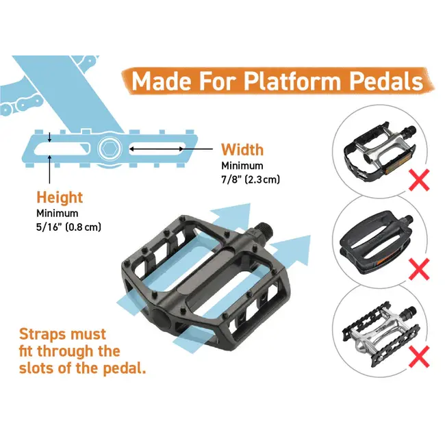 Pedal Straps, Oopsmark, Leather