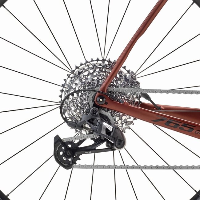 LOOK 765 GRAVEL DISC RED DUST METALLIC SATIN - Sram APEX 1X12