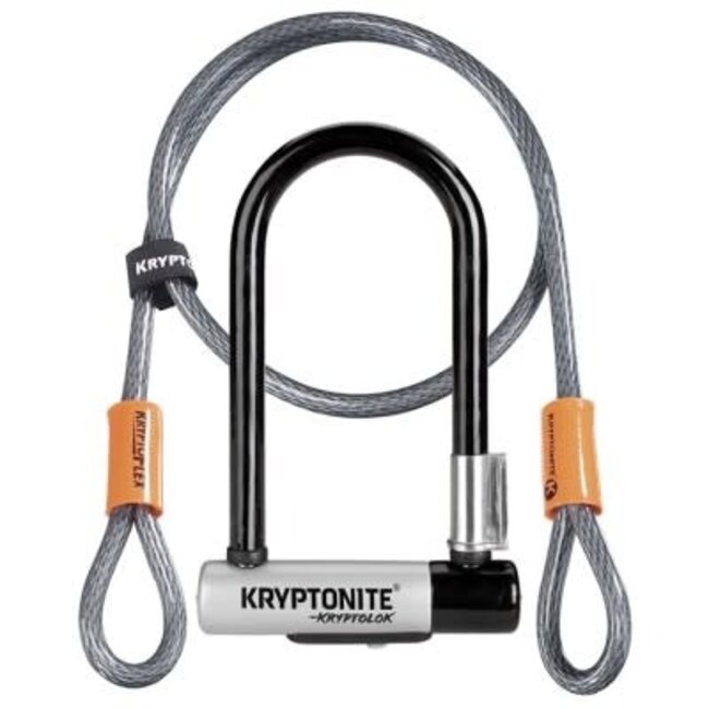 Kryptonite CORE, KRYPTOLOK MINI-7 (BLK) W/4 CABLE