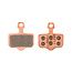 SRAM Disc Brake Pads, Shape: SRAM Level/  Metallic, Pair