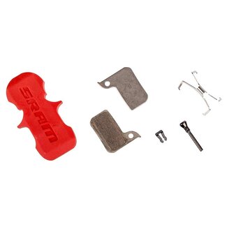 SRAM SRAM, Level TLM, Level Ultimate, HRD, Disc Brake Pads, Shape: SRAM Monoblock, Organic Quiet, Steel, Pair