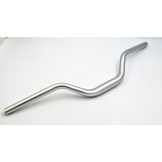Handlebar 31.8mm silver alloy with 96mm rise