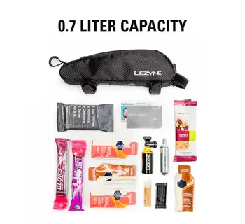 Lezyne, Aero Energy Caddy, Top Tube Bags, Black