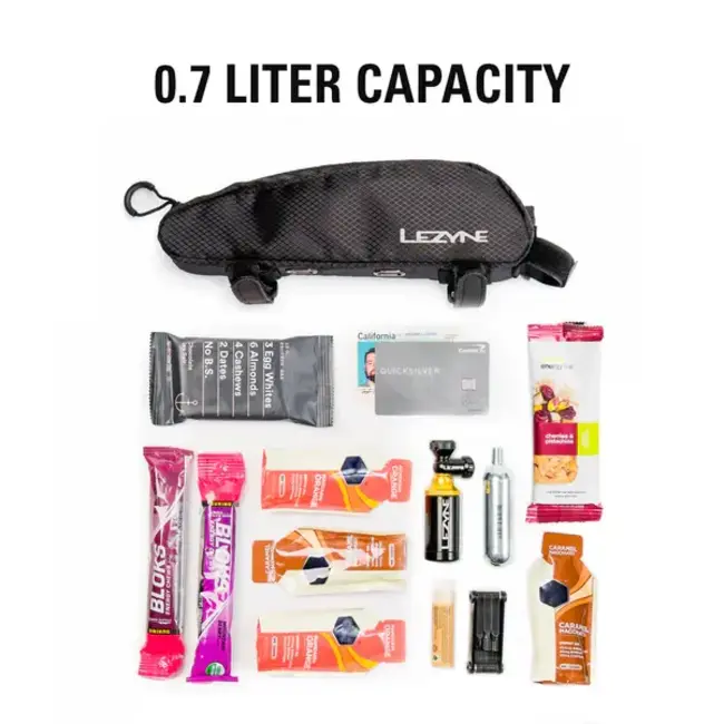 Lezyne Lezyne, Aero Energy Caddy, Top Tube Bags, Black