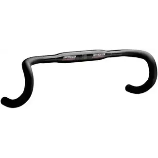 Handlebar, 31.8 Dropbar W400mm x 145mm x 90mm FSA MatteBlack Aluminum
