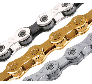 KMC, X11, Chain, 11sp., 118 Links, Nickel/Black