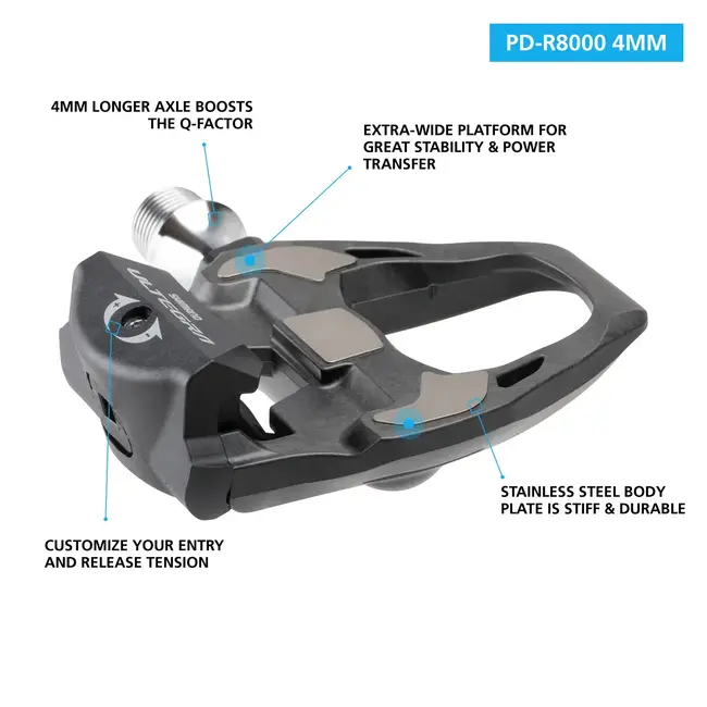 Shimano PEDAL, PD-R8000, ULTEGRA, SPD-SL , W/CLEAT(SM-SH11)