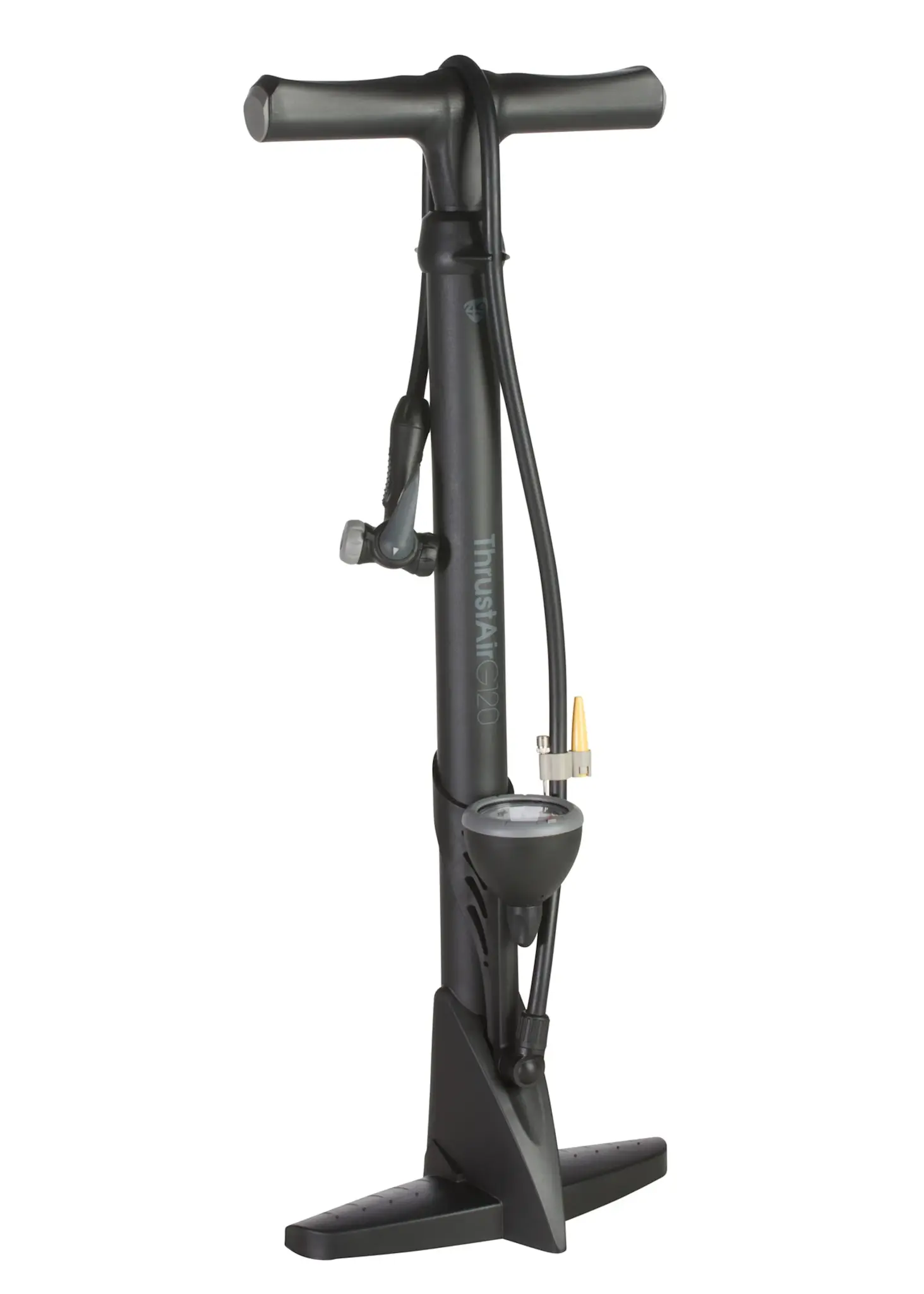 Pompe à Vélo Deux Sens PROPHETE – Grand Volume Ou Haute Pression, Compatible Presta, Schrader, Dunlop