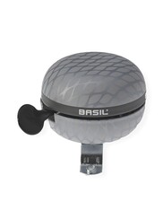 Basil, Noir, Bell, 60mm, Silver