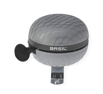 Basil, Noir, Bell, 60mm, Silver