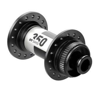 DT Swiss 350 Front Hub - 12 x 100mm, Center-Lock, Black, 24H