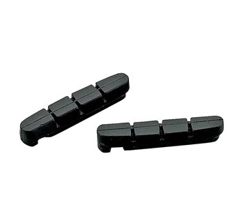Jagwire, Road Pro S, Road brake pad inserts (SRAM/Shimano), Power, Black/Yellow, Pair