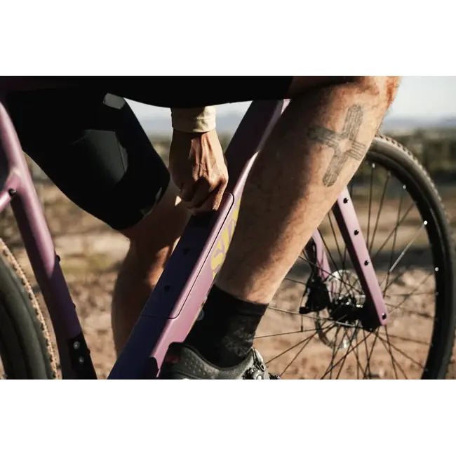 State Bicycle Co. Cadre de vélo avec fourche, Vélo de Gravel, Carbon All-Road v2, Merlot Grisé (Mauve)