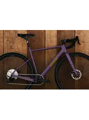 Cadre, Vélo de Gravel, Carbon All-Road v2, Merlot Grisé (Mauve)