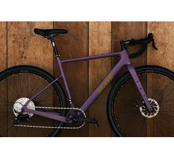 Bicycle Frame & Fork, Gravel Bike, Carbon All-Road v2, Dusty Merlot (Purple)