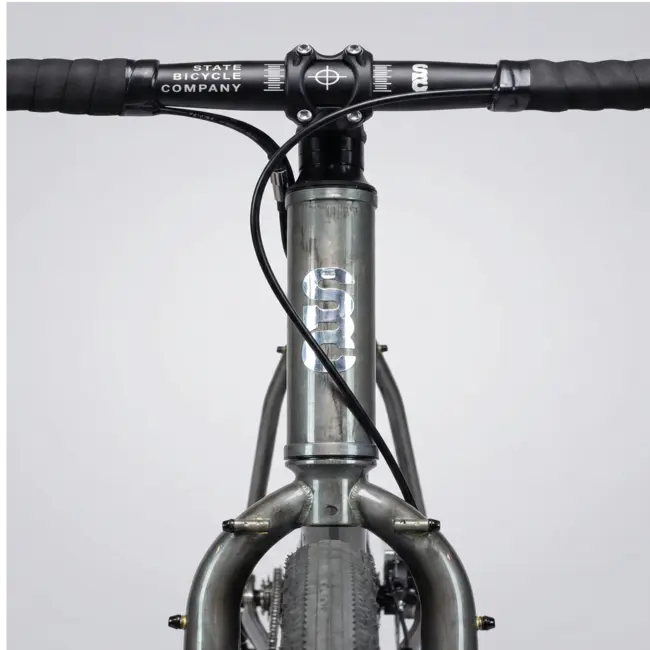 State Bicycle Co. IBIKE build: State 4130 raw steel All Road