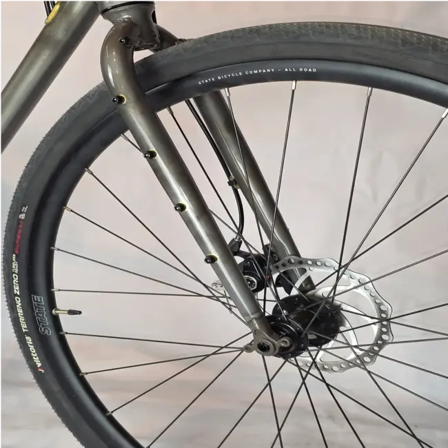 State Bicycle Co. Montage  IBIKE:  4130 raw steel All Road